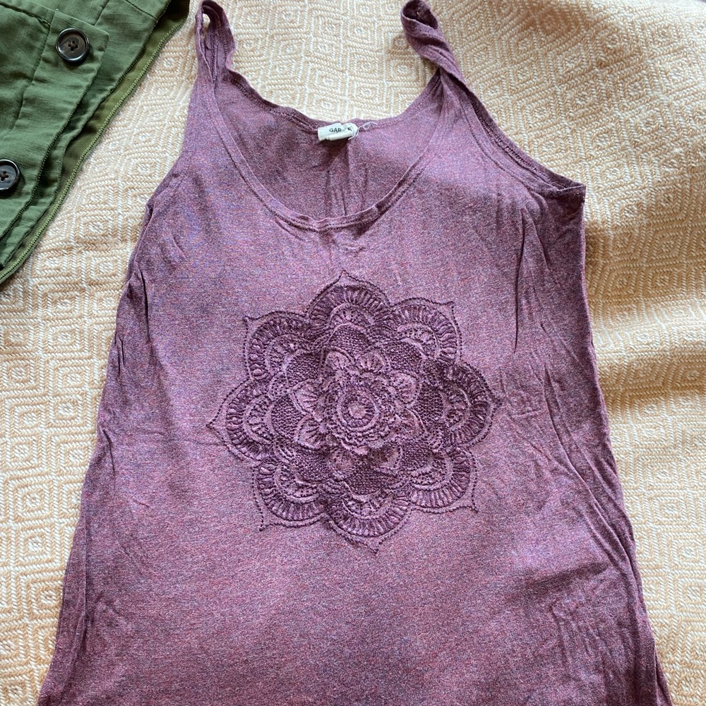 Purple tank top